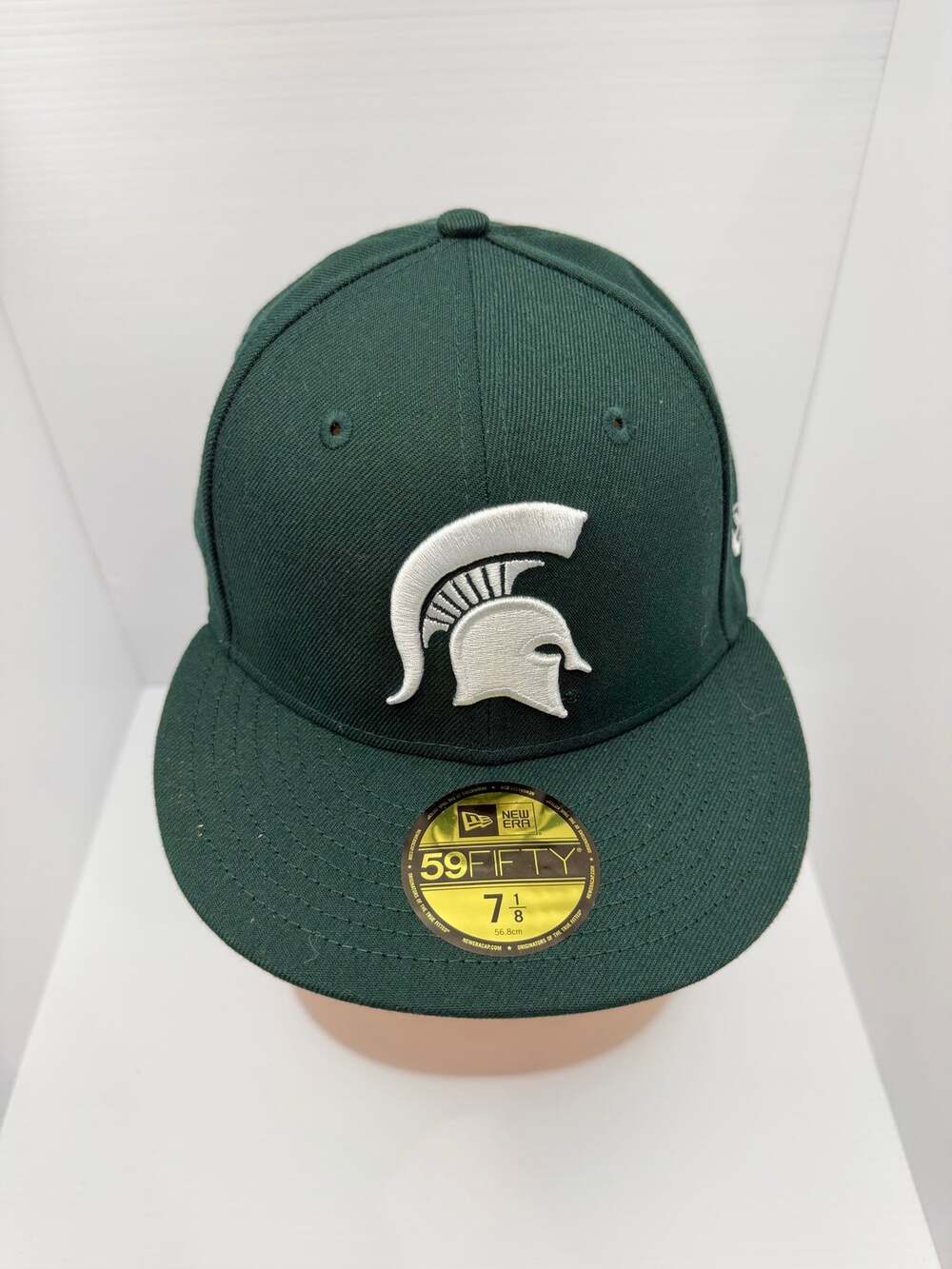 New Era 59FIFTY Michigan State Spartans Fitted Hat 7 1/8 Dark Green NCAA